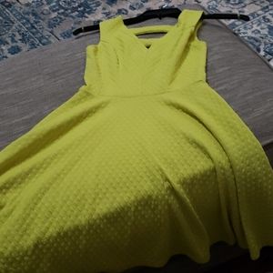 Lime green light summer dress